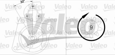 Стартер VALEO 433282 для FIAT 131