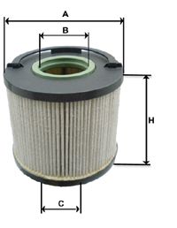 Топливный фильтр SAMPIYON FILTER CE 1390 ME для VW TOUAREG