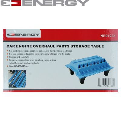 Odkladač, hlava válce-komponenty ENERGY NE01231
