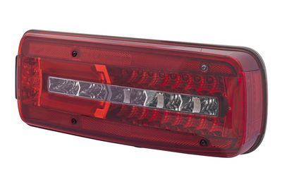 Achterlicht Rechts (LED, 24V, met indicator, anti-fog licht, achteruitrijlicht, met stoplicht, parkeerlicht, reflector, met omkeersignaal, zijspeling, aansluiting: Side AMP 7PIN Bayonet) past: MAN TGL