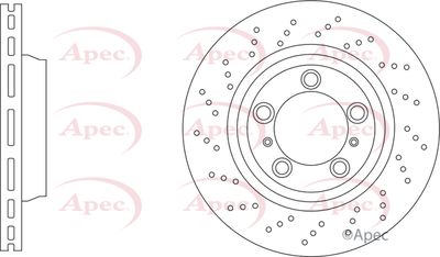 Brake Disc APEC DSK3361