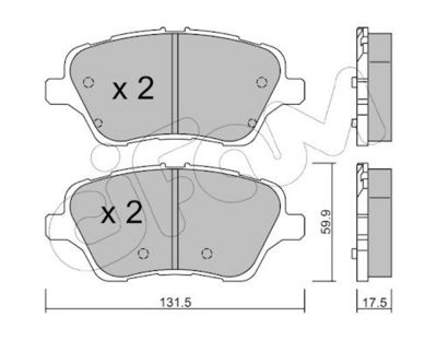 SET PLACUTE FRANA FRANA DISC CIFAM 8229760