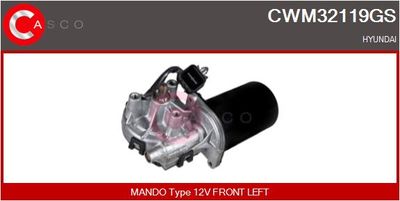 Двигатель стеклоочистителя CASCO CWM32119GS для HYUNDAI H-1
