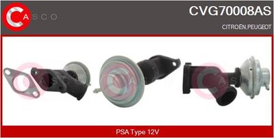 SUPAPA EGR CASCO CVG70008AS