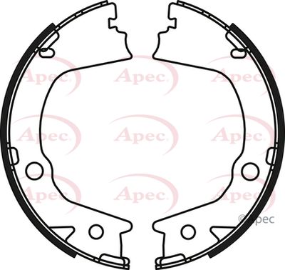 Brake Shoe Set, parking brake APEC SHU830