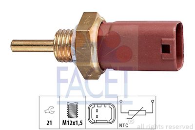Датчик, температура охлаждающей жидкости FACET 7.3242 для FIAT MULTIPLA