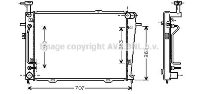 AVA QUALITY COOLING Radiateur (HY2130)