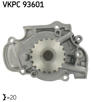 Water Pump, engine cooling VKPC 93601
