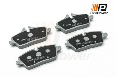 Комплект тормозных колодок, дисковый тормоз ProfiPower 1B1130 для BMW 1