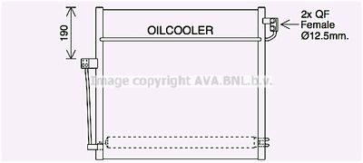 Конденсатор, кондиционер AVA QUALITY COOLING MS5707D для MERCEDES-BENZ GL-CLASS