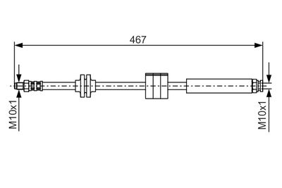 BOSCH Bremsschlauch