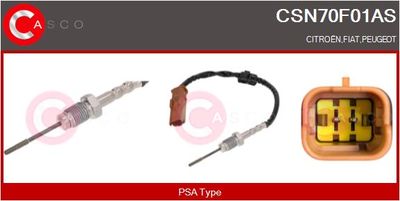 SENZOR TEMPERATURA GAZE EVACUARE