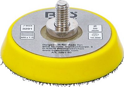 Stützteller, Exzenterschleifer