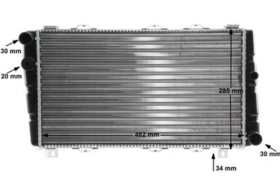 Radiator, engine cooling CR 453 000S