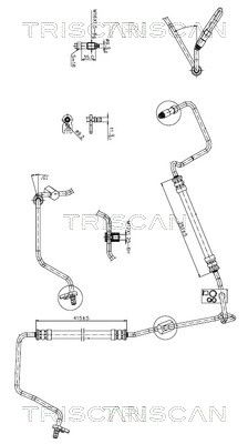 Hydraulikschlauch, Lenkung