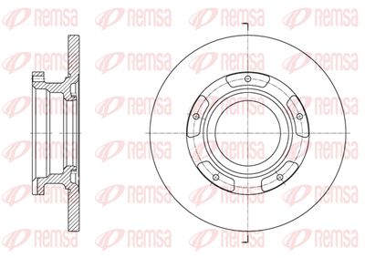 REMSA 61564.00 Тормозные диски для FORD TOURNEO CUSTOM V362 Автобус (F3)