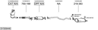 SISTEM DE ESAPAMENT BOSAL SYS06446
