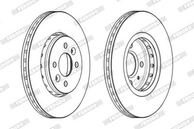 DISC FRANA FERODO DDF2350C 1