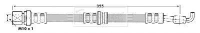 Brake Hose Borg & Beck BBH6946