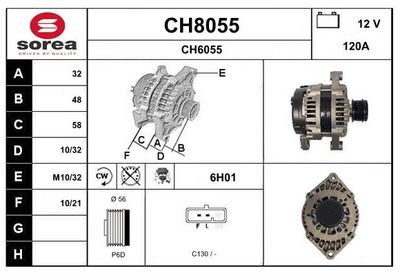 GENERATOR SNRA CH8055