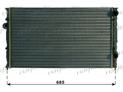 FRIGAIR 0110.3026 Радиатор охлаждения двигателя FRIGAIR для VW PASSAT B3/B4 Variant (3A5, 35I)