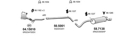 SISTEM DE ESAPAMENT ASSO ART4825