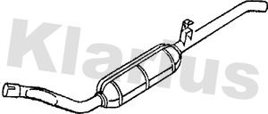 Глушитель выхлопных газов конечный KLARIUS 220097 для FIAT 128