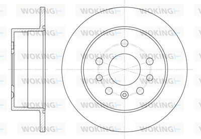 WOKING D6532.00 Тормозные диски  для SAAB 900 II купе 2.0 -16 Turbo