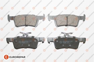 EUROREPAR 1681166980 Тормозные колодки и сигнализаторы для FORD FIESTA VII (HJ, HF) 1.1 Ti-VCT