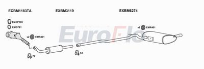 Układ wydechowy EUROFLO MIHAT151003B
