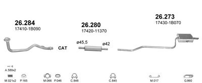 SISTEM DE ESAPAMENT POLMO POLMO00688
