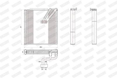 VERDAMPFER KLIMAANLAGE WALKER WEV00065 7