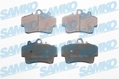Комплект тормозных колодок, дисковый тормоз SAMKO 5SP722 для PORSCHE CAYMAN