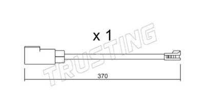 SENZOR DE AVERTIZARE UZURA PLACUTE DE FRANA