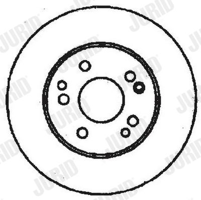 Тормозной диск JURID 561333J для LIFAN 320