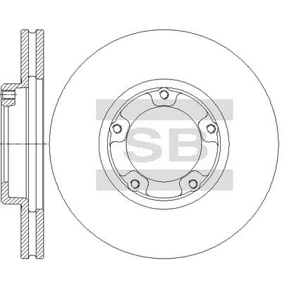 спирачен диск Hi-Q SD4070
