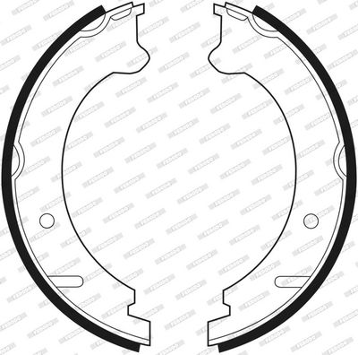 BREMSBACKENSATZ FESTSTELLBREMSE FERODO FSB522 2