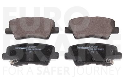 Комплект тормозных колодок, дисковый тормоз EUROBRAKE 5502223531 для SSANGYONG TIVOLI