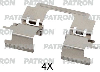 Комплектующие, колодки дискового тормоза PATRON PSRK1349 для MAZDA 6