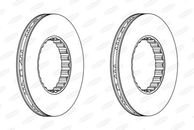 Bromsskiva BERAL BCR259A