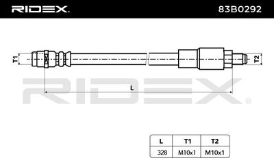 спирачен маркуч RIDEX