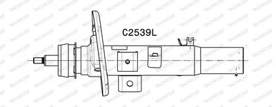 амортисьор MONROE C2539L