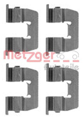 Комплектующие, колодки дискового тормоза METZGER 109-1764 для HYUNDAI ATOS