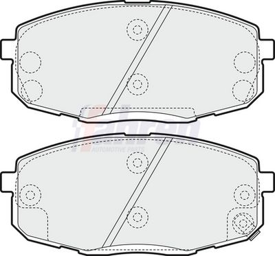 Fahren Brake Pad Set, disc brake FBP3219