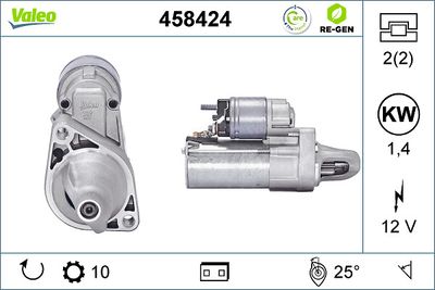 стартер VALEO 458424