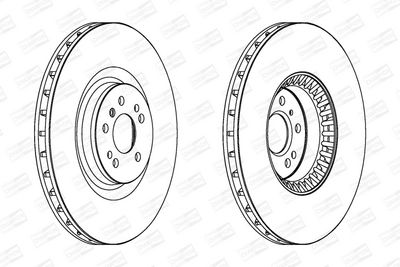 BREMSSCHEIBE CHAMPION 563054CH1 1