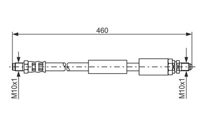 BREMSSCHLAUCH BOSCH 1987481114 4