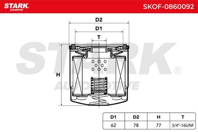 маслен филтър STARK SKOF-0860092