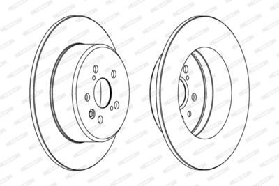 DISC FRANA FERODO DDF1489 1