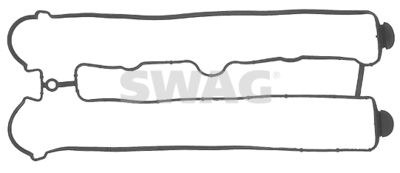 SWAG 40 91 5663 Прокладка клапанной крышки  для DAEWOO LEGANZA (Деу Леганза)